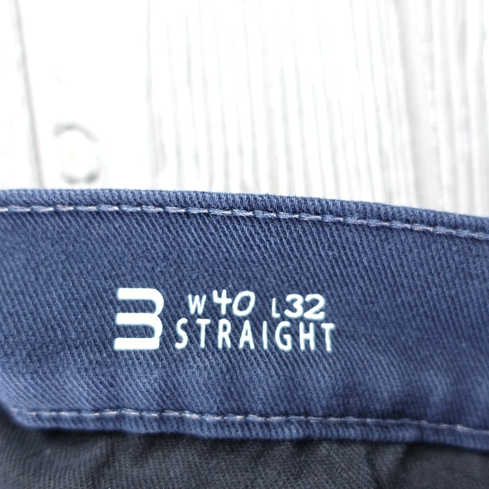 Mott & Bow Jeans Mens Size 40x32 Mercer Straight Leg Denim 5 Pocket Design Pants - Picture 5 of 8